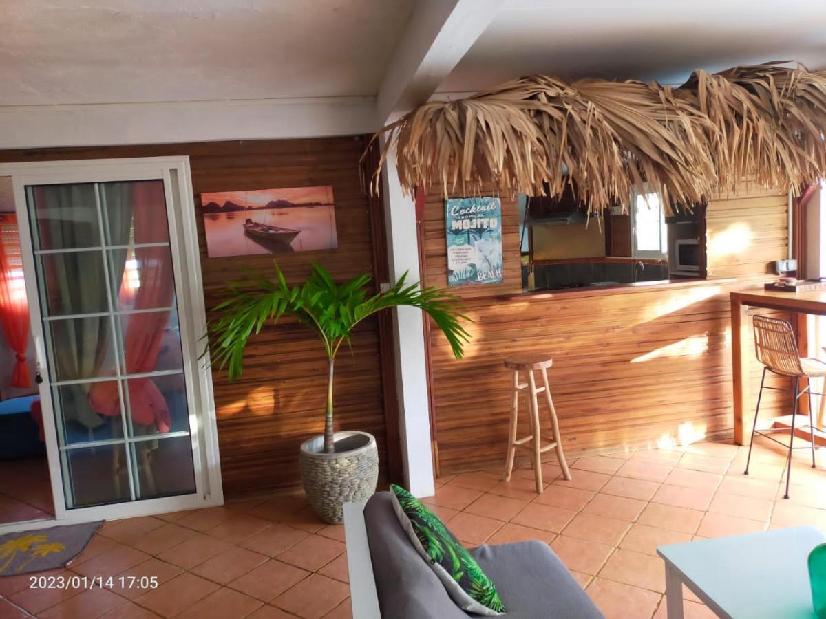 Douceur Des Hauteurs Bas De Villa, Piscine Privee Sainte-Luce Luaran gambar