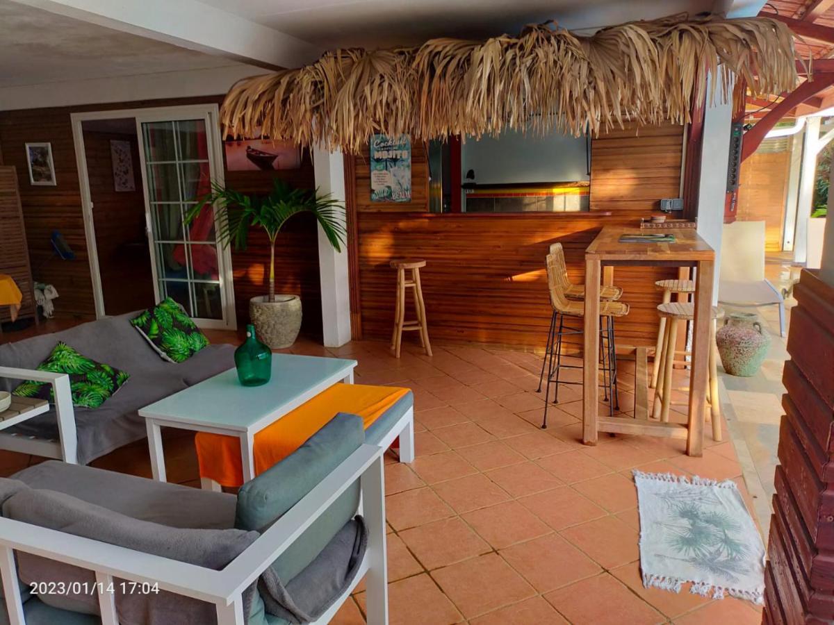 Douceur Des Hauteurs Bas De Villa, Piscine Privee Sainte-Luce Luaran gambar
