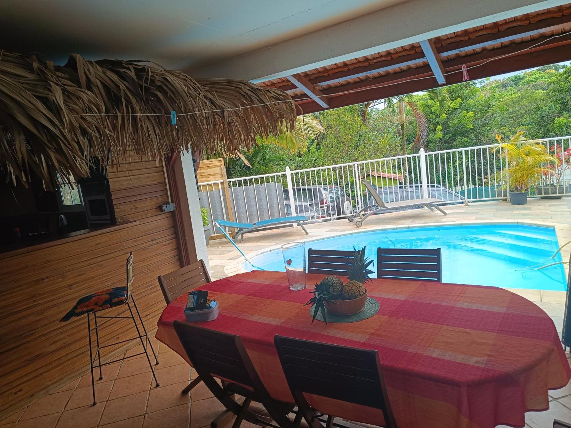 Douceur Des Hauteurs Bas De Villa, Piscine Privee Sainte-Luce Luaran gambar